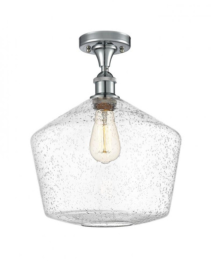 Cindyrella - 1 Light - 12 inch - Polished Chrome - Semi-Flush Mount (3442|516-1C-PC-G654-12-LED)