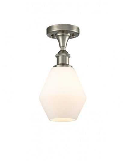 Cindyrella - 1 Light - 6 inch - Brushed Satin Nickel - Semi-Flush Mount (3442|516-1C-SN-G651-6-LED)