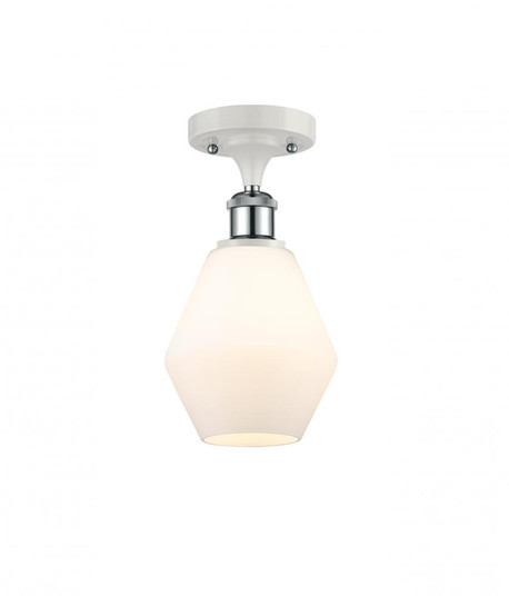 Cindyrella - 1 Light - 6 inch - White Polished Chrome - Semi-Flush Mount (3442|516-1C-WPC-G651-6-LED)