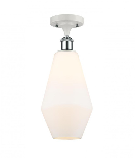 Cindyrella - 1 Light - 7 inch - White Polished Chrome - Semi-Flush Mount (3442|516-1C-WPC-G651-7)