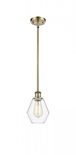 Cindyrella - 1 Light - 6 inch - Antique Brass - Mini Pendant (3442|516-1S-AB-G652-6-LED)