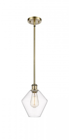 Cindyrella - 1 Light - 8 inch - Antique Brass - Mini Pendant (3442|516-1S-AB-G652-8-LED)