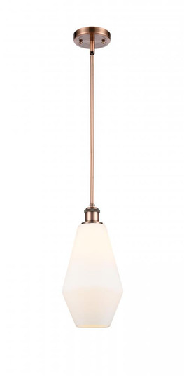 Cindyrella - 1 Light - 7 inch - Antique Copper - Mini Pendant (3442|516-1S-AC-G651-7-LED)