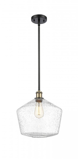 Cindyrella - 1 Light - 12 inch - Black Antique Brass - Mini Pendant (3442|516-1S-BAB-G654-12-LED)
