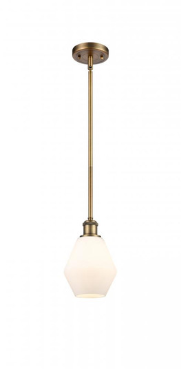 Cindyrella - 1 Light - 6 inch - Brushed Brass - Mini Pendant (3442|516-1S-BB-G651-6)