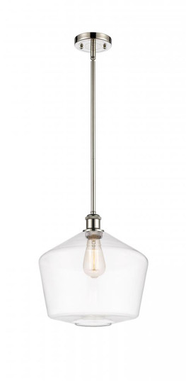 Cindyrella - 1 Light - 12 inch - Polished Nickel - Mini Pendant (3442|516-1S-PN-G652-12-LED)