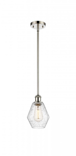 Cindyrella - 1 Light - 6 inch - Polished Nickel - Mini Pendant (3442|516-1S-PN-G654-6-LED)