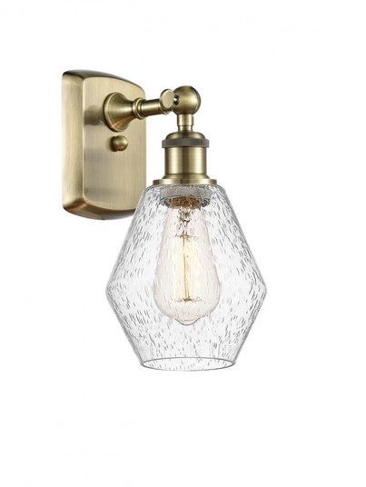 Cindyrella - 1 Light - 6 inch - Antique Brass - Sconce (3442|516-1W-AB-G654-6)