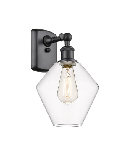 Cindyrella - 1 Light - 8 inch - Matte Black - Sconce (3442|516-1W-BK-G652-8)