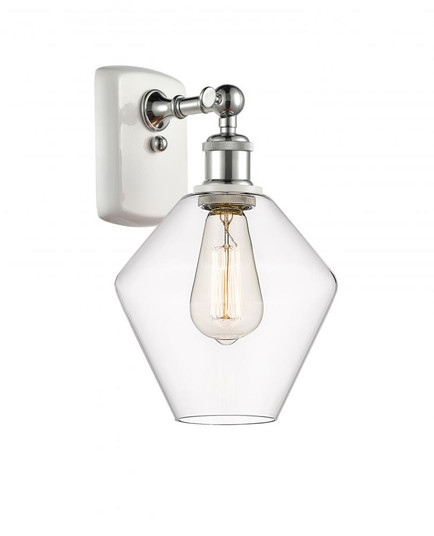 Cindyrella - 1 Light - 8 inch - White Polished Chrome - Sconce (3442|516-1W-WPC-G652-8-LED)