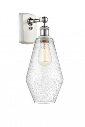 Cindyrella - 1 Light - 7 inch - White Polished Chrome - Sconce (3442|516-1W-WPC-G654-7)