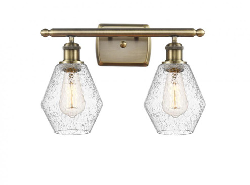 Cindyrella - 2 Light - 16 inch - Antique Brass - Bath Vanity Light (3442|516-2W-AB-G654-6)