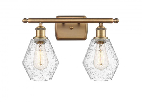 Cindyrella - 2 Light - 16 inch - Brushed Brass - Bath Vanity Light (3442|516-2W-BB-G654-6-LED)