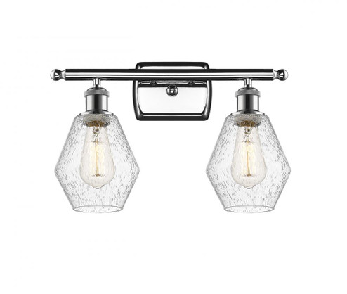 Cindyrella - 2 Light - 16 inch - Polished Chrome - Bath Vanity Light (3442|516-2W-PC-G654-6-LED)
