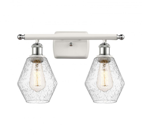 Cindyrella - 2 Light - 16 inch - White Polished Chrome - Bath Vanity Light (3442|516-2W-WPC-G654-6)