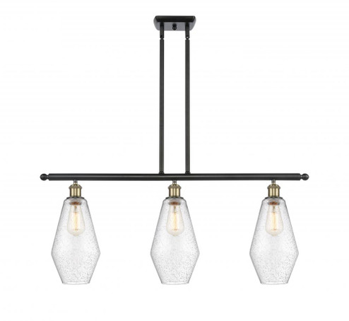 Cindyrella - 3 Light - 36 inch - Black Antique Brass - Stem hung - Island Light (3442|516-3I-BAB-G654-7-LED)