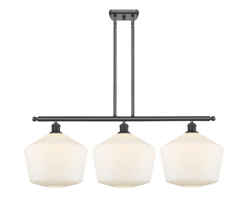 Cindyrella - 3 Light - 39 inch - Matte Black - Stem hung - Island Light (3442|516-3I-BK-G651-12-LED)