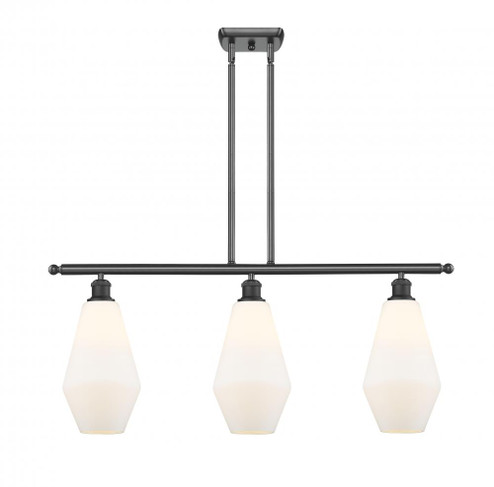 Cindyrella - 3 Light - 36 inch - Matte Black - Stem hung - Island Light (3442|516-3I-BK-G651-7-LED)