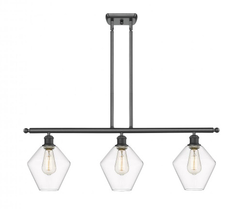 Cindyrella - 3 Light - 36 inch - Matte Black - Stem hung - Island Light (3442|516-3I-BK-G652-8-LED)