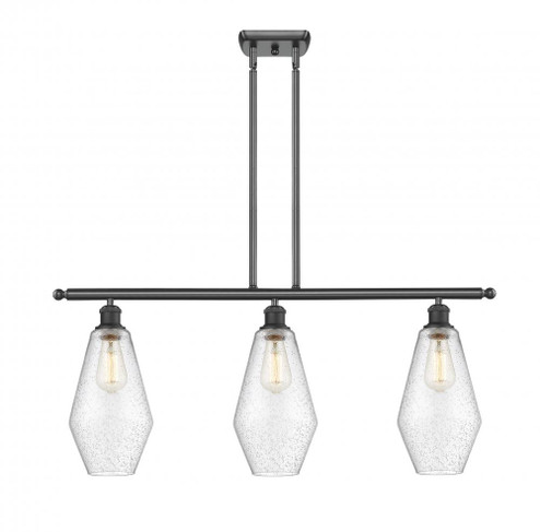 Cindyrella - 3 Light - 36 inch - Matte Black - Stem hung - Island Light (3442|516-3I-BK-G654-7)