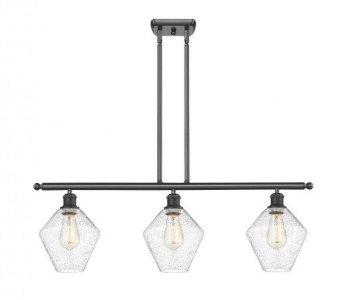 Cindyrella - 3 Light - 36 inch - Matte Black - Cord hung - Island Light (3442|516-3I-BK-G654-8)