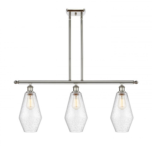 Cindyrella - 3 Light - 36 inch - Polished Nickel - Stem hung - Island Light (3442|516-3I-PN-G654-7)