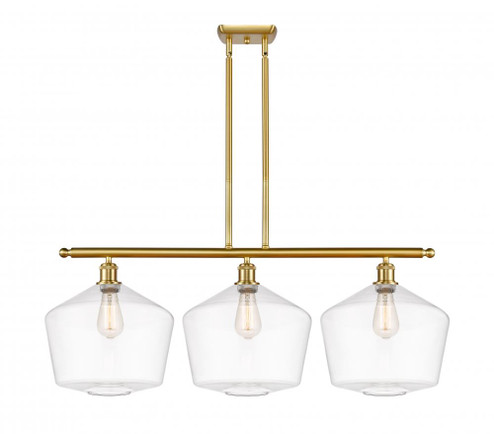 Cindyrella - 3 Light - 39 inch - Satin Gold - Stem hung - Island Light (3442|516-3I-SG-G652-12)