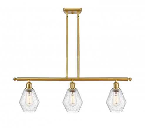 Cindyrella - 3 Light - 36 inch - Satin Gold - Stem hung - Island Light (3442|516-3I-SG-G654-6-LED)