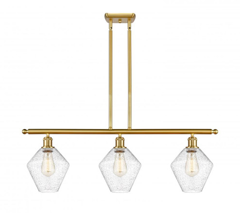 Cindyrella - 3 Light - 36 inch - Satin Gold - Stem hung - Island Light (3442|516-3I-SG-G654-8)