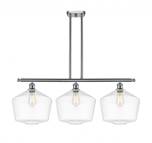 Cindyrella - 3 Light - 39 inch - Brushed Satin Nickel - Stem hung - Island Light (3442|516-3I-SN-G652-12-LED)