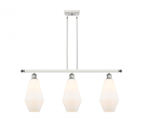 Cindyrella - 3 Light - 36 inch - White Polished Chrome - Stem hung - Island Light (3442|516-3I-WPC-G651-7)