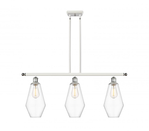Cindyrella - 3 Light - 36 inch - White Polished Chrome - Stem hung - Island Light (3442|516-3I-WPC-G652-7)
