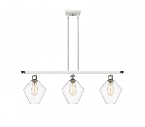 Cindyrella - 3 Light - 36 inch - White Polished Chrome - Stem hung - Island Light (3442|516-3I-WPC-G652-8)