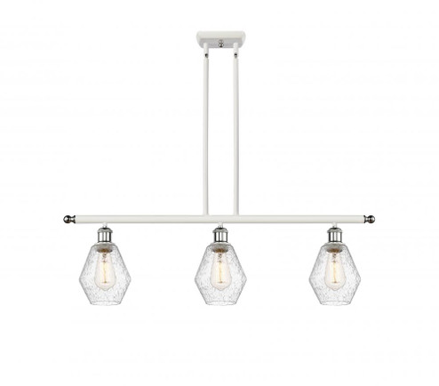 Cindyrella - 3 Light - 36 inch - White Polished Chrome - Stem hung - Island Light (3442|516-3I-WPC-G654-6-LED)