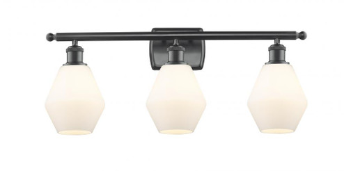 Cindyrella - 3 Light - 26 inch - Matte Black - Bath Vanity Light (3442|516-3W-BK-G651-6)