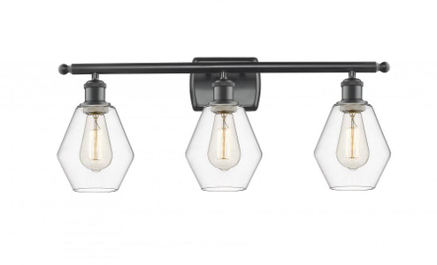 Cindyrella - 3 Light - 26 inch - Matte Black - Bath Vanity Light (3442|516-3W-BK-G652-6)