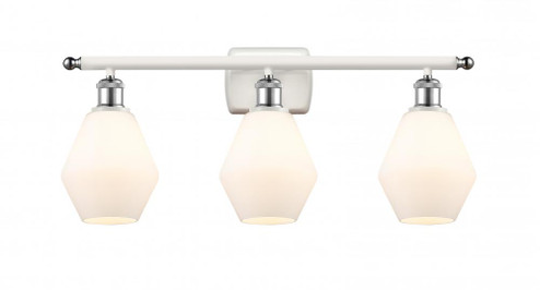 Cindyrella - 3 Light - 26 inch - White Polished Chrome - Bath Vanity Light (3442|516-3W-WPC-G651-6)