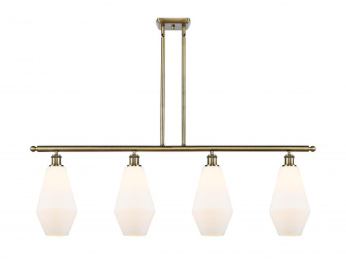 Cindyrella - 4 Light - 48 inch - Antique Brass - Stem hung - Island Light (3442|516-4I-AB-G651-7-LED)