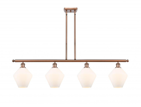 Cindyrella - 4 Light - 48 inch - Antique Copper - Stem hung - Island Light (3442|516-4I-AC-G651-8-LED)