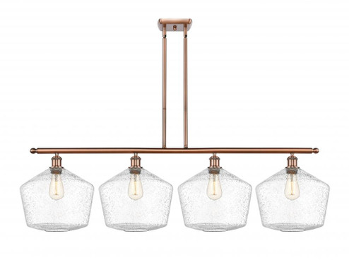 Cindyrella - 4 Light - 50 inch - Antique Copper - Stem hung - Island Light (3442|516-4I-AC-G654-12-LED)