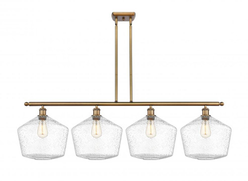 Cindyrella - 4 Light - 50 inch - Brushed Brass - Stem hung - Island Light (3442|516-4I-BB-G654-12-LED)