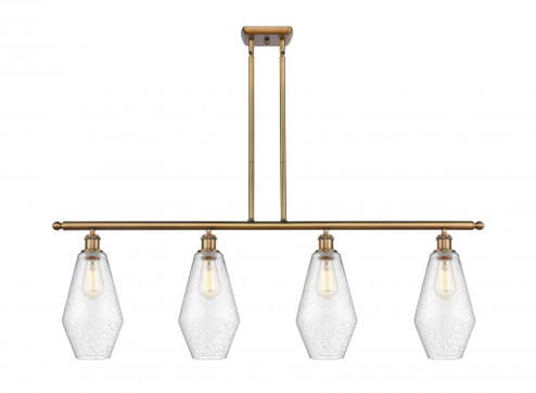 Cindyrella - 4 Light - 48 inch - Brushed Brass - Stem hung - Island Light (3442|516-4I-BB-G654-7-LED)