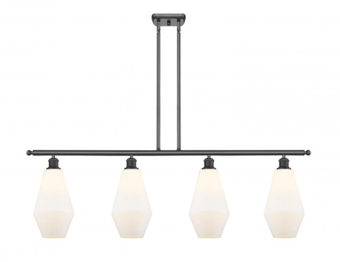 Cindyrella - 4 Light - 48 inch - Matte Black - Stem hung - Island Light (3442|516-4I-BK-G651-7)