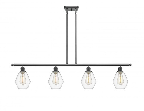 Cindyrella - 4 Light - 48 inch - Matte Black - Cord hung - Island Light (3442|516-4I-BK-G652-6-LED)