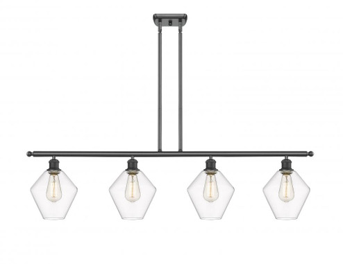 Cindyrella - 4 Light - 48 inch - Matte Black - Stem hung - Island Light (3442|516-4I-BK-G652-8-LED)