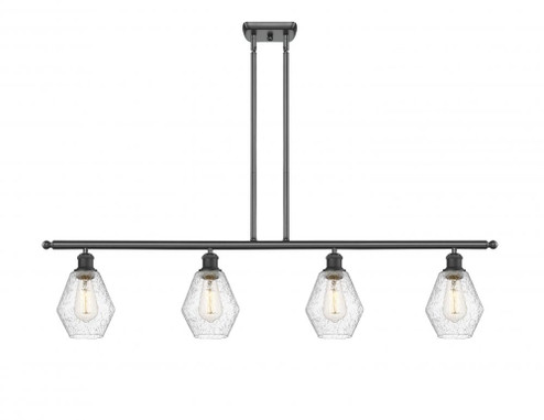 Cindyrella - 4 Light - 48 inch - Matte Black - Stem hung - Island Light (3442|516-4I-BK-G654-6)