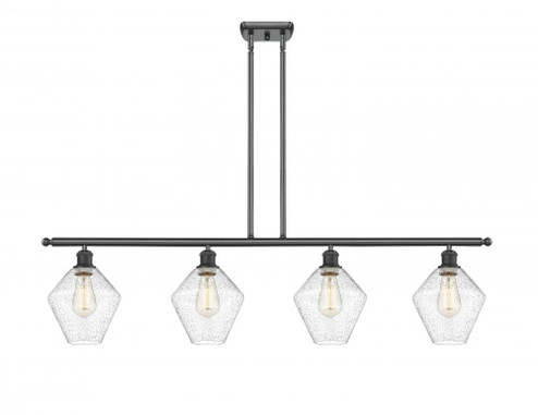 Cindyrella - 4 Light - 48 inch - Matte Black - Stem hung - Island Light (3442|516-4I-BK-G654-8)