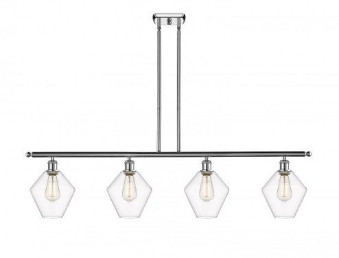 Cindyrella - 4 Light - 48 inch - Polished Chrome - Stem hung - Island Light (3442|516-4I-PC-G652-8-LED)