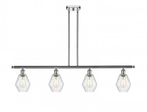 Cindyrella - 4 Light - 48 inch - Polished Chrome - Stem hung - Island Light (3442|516-4I-PC-G654-6-LED)