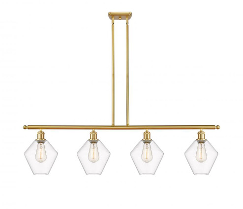 Cindyrella - 4 Light - 48 inch - Satin Gold - Stem hung - Island Light (3442|516-4I-SG-G652-8-LED)